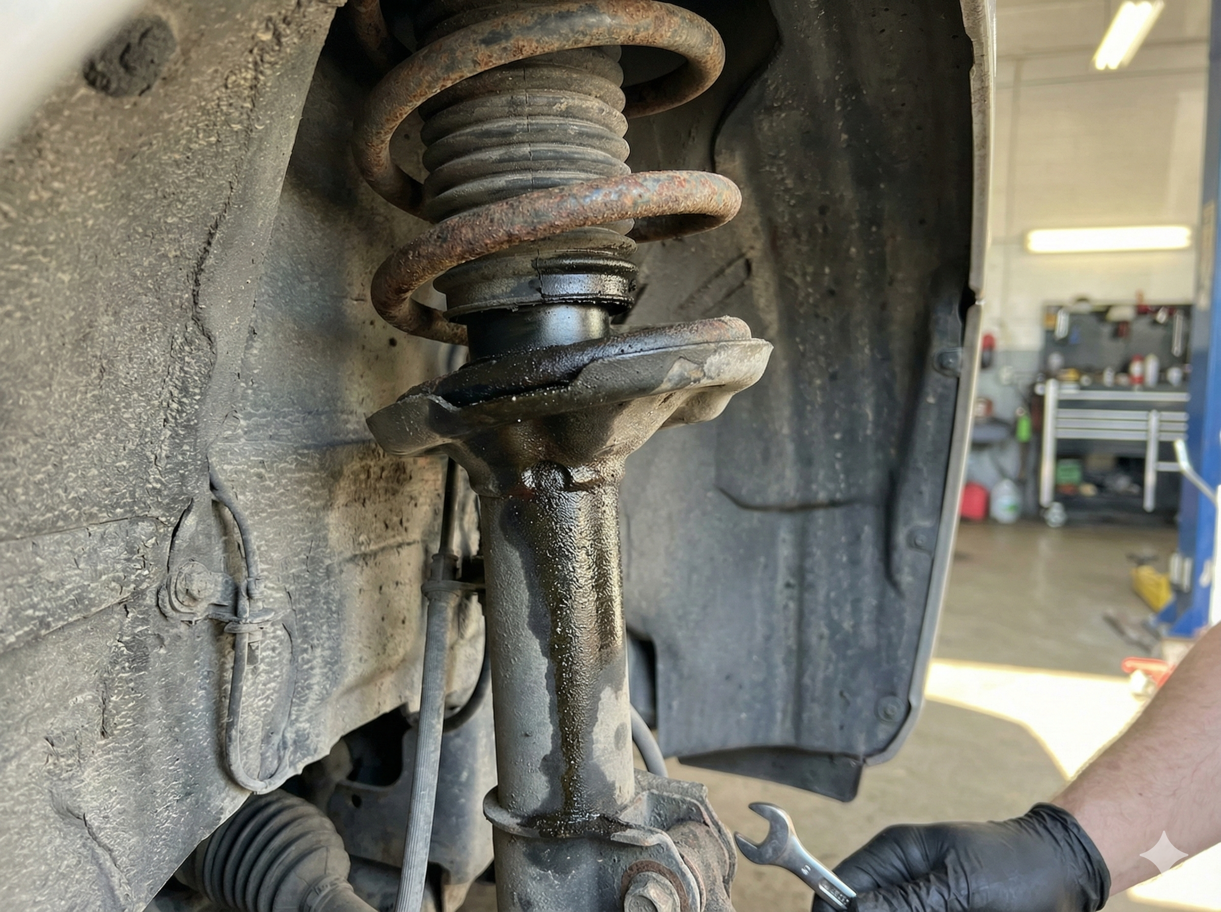 A lengéscsillapító hiba jelei