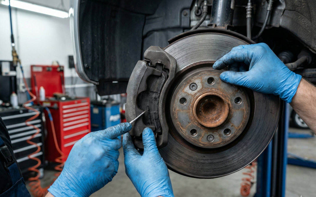 A fékbetét kopás jelei