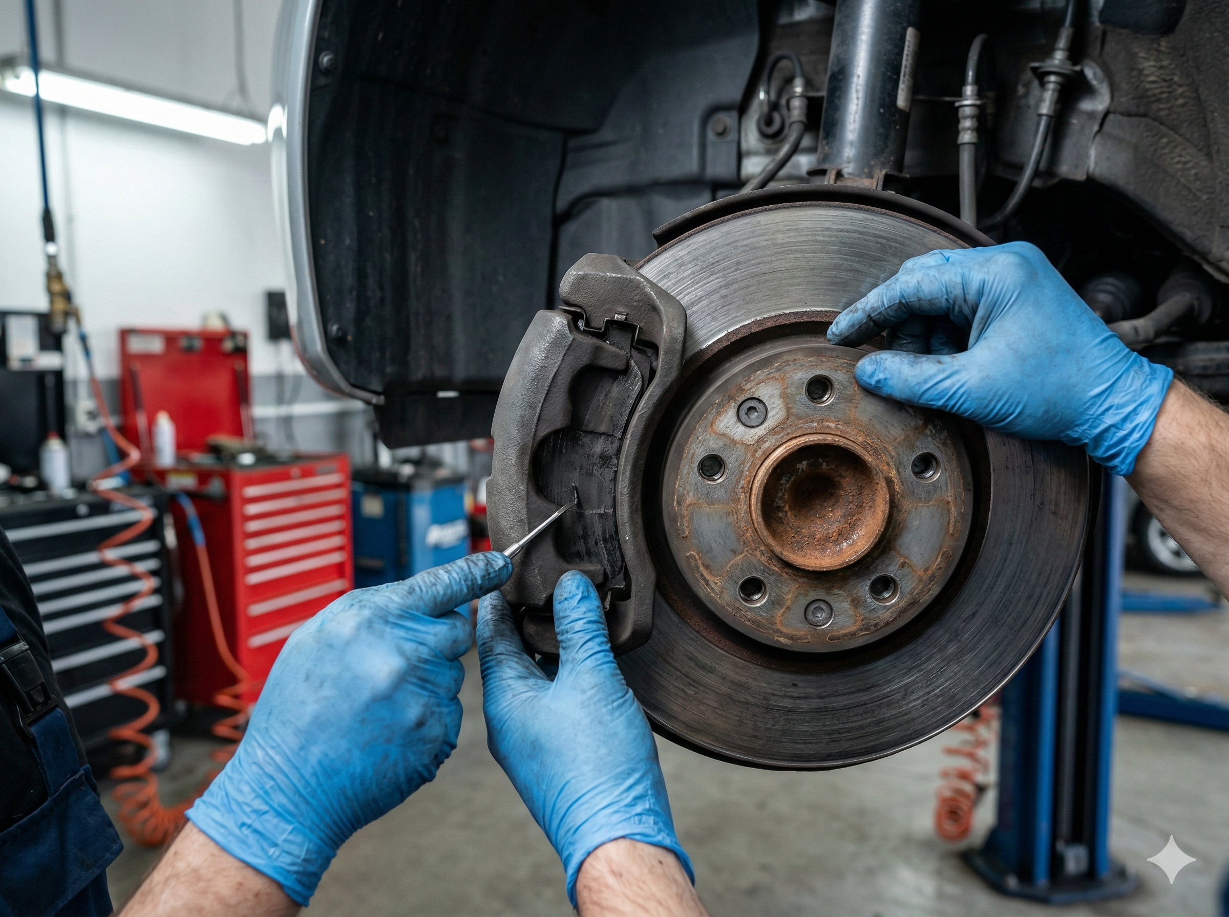 A fékbetét kopás jelei A fékbetét kopás jelei