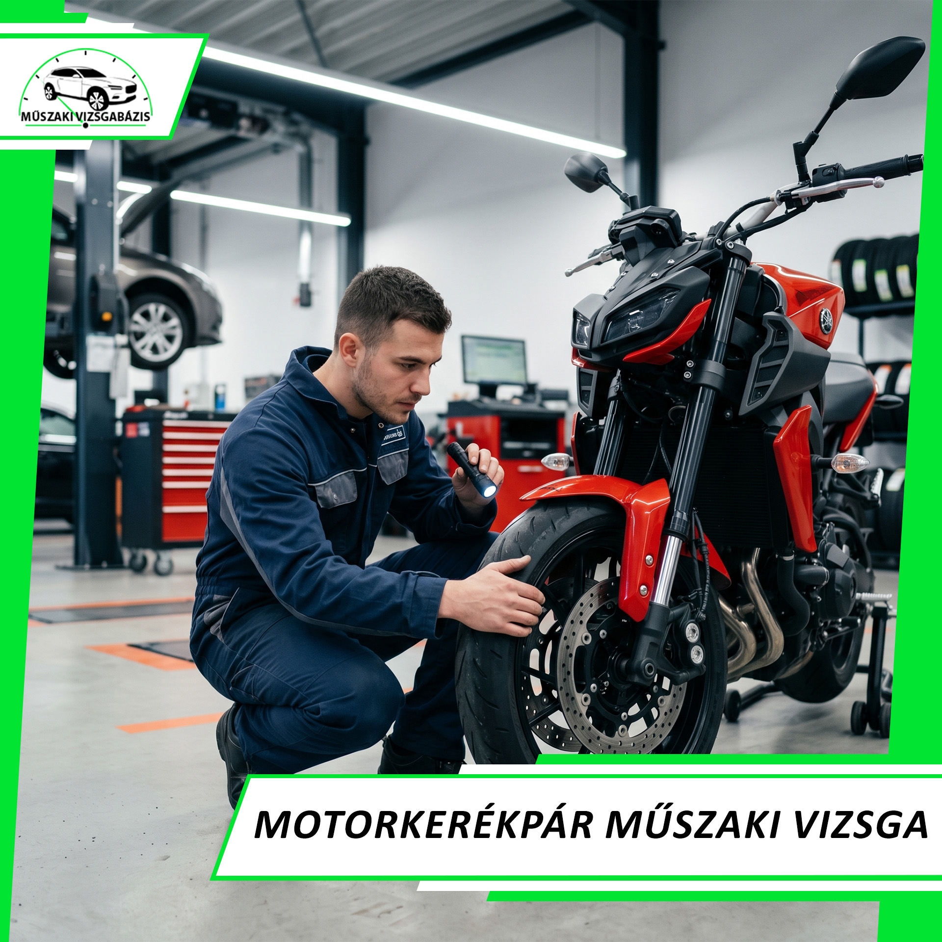 motorkerékpár műszaki vizsga