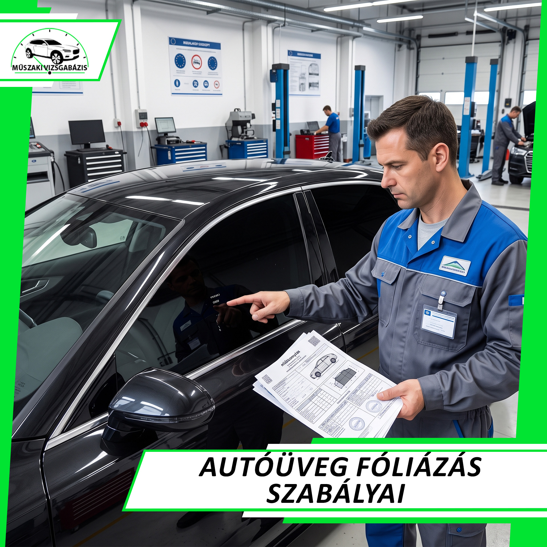 autóüveg fóliázás szabályai