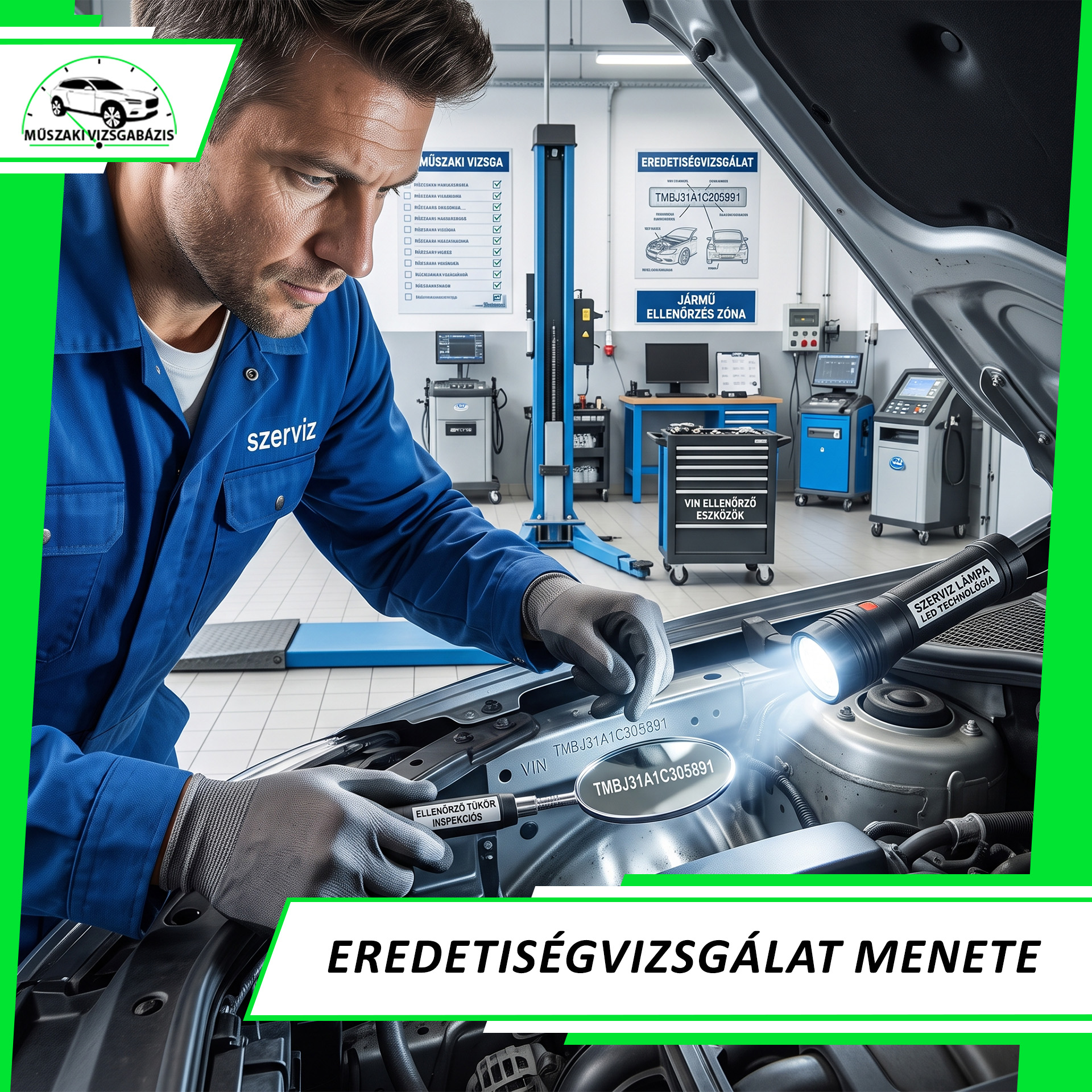 eredetiségvizsgálat menete